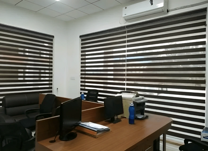 PVC & Fiber Multicolor Zebra Blinds